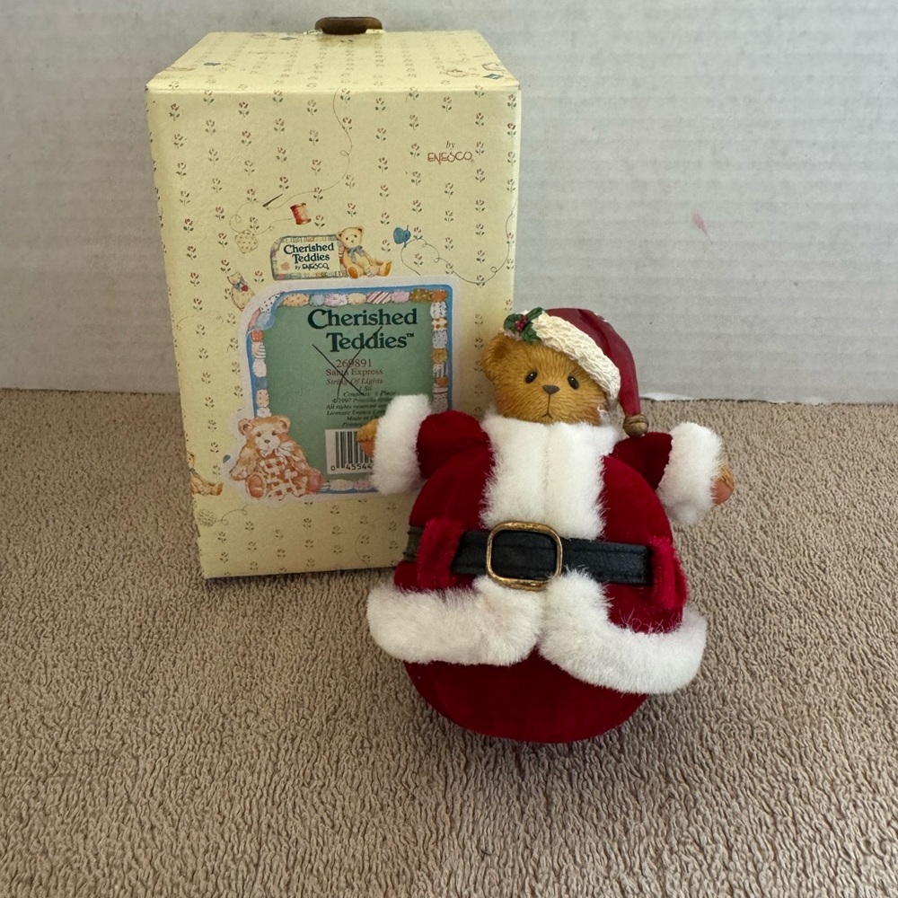 Cherished Teddies 873438 Carlton A Tumble In The Snow Brings Lots Of Ho-Ho-Ho’s!